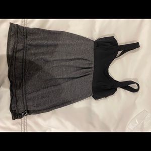 lululemon drawstring bottom shirt